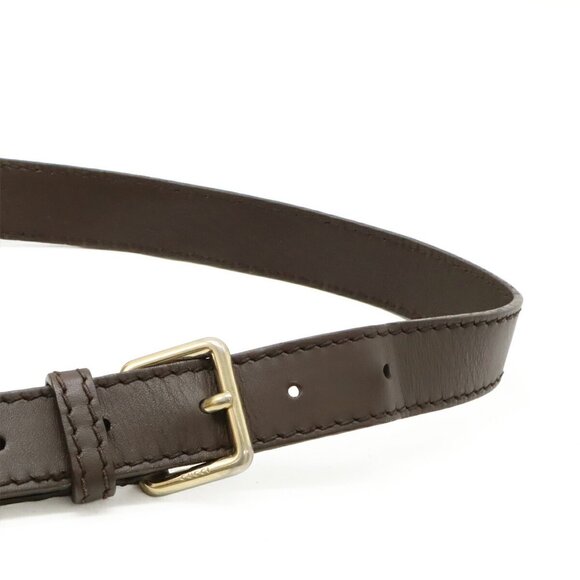 GUCCI Brown Leather Shoulder Bag - Picture 9 of 10